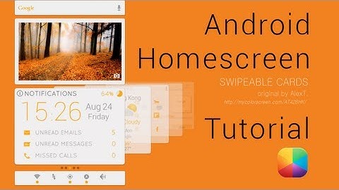 Swipeable Cards (Alex T.) - Android Homescreen Tutorial