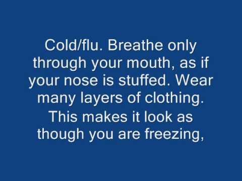 How to Fake Sick from School