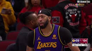 Anthony Davis 19 Pts 14 Reb 3 Ast Vs Chicago Bulls 2023-12-20
