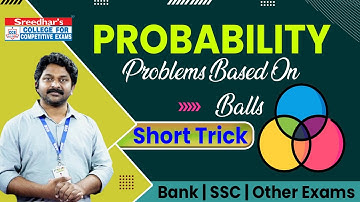 PROBABILITY - PROBLEM ON BALLS | Quantitative Aptitude Tricks and Shortcuts in Telugu