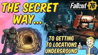 How to float camp module to underground locations.. Fallout 76 Camp tutorial.. 