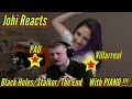 Johi REACTS to Pau Villarreal ( The Warning ) take on Black Holes/Stalker/The End with PIANO !!