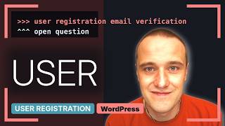 Wordpress: Email confirmation in user registration form without a plugin