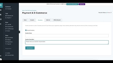 EventCreate Support: How to setup your event website to accept donations?