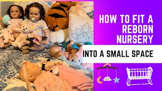 My small space Nursery tour for my Reborn babies