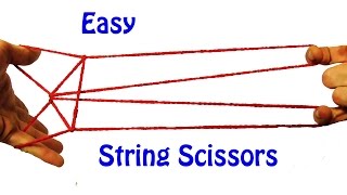 String Tricks! How To Make A Scissors String Figure For Beginners  Walkthrough