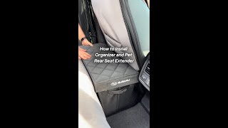 How to Install the Subaru Organizer & Pet Rear Seat Extender