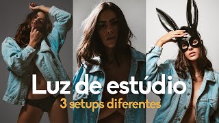 3 setups diferentes com 1 flash e 1 sombrinha - Iluminação em estúdio screenshot 5