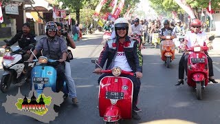 BONCENGKAN ISTRI, GANJAR KELILING PEMALANG NAIK VESPA