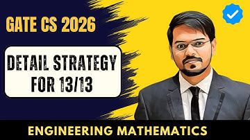 How to Score 13/13 Marks in Engineering Mathematics in GATE CS 2026