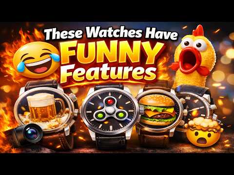 These Watches Have Funny Featurs 🤣 #watch #watchcollections #vlog #salalah #villagevlog #subscribe