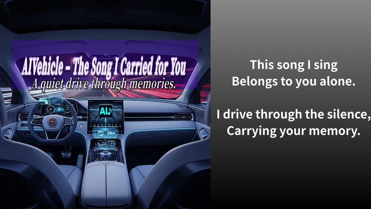 AIVehicle – The Song I Carried for You A quiet drive through memories.