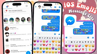 iOS 16 Emojis en Messenger Lite para Android