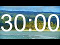 30 Minute Timer Rolling Ocean Waves 4K