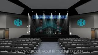 New Hope Church - Eunice, La  - 3D Virtual Tour by Creative Animation Studios, LLC