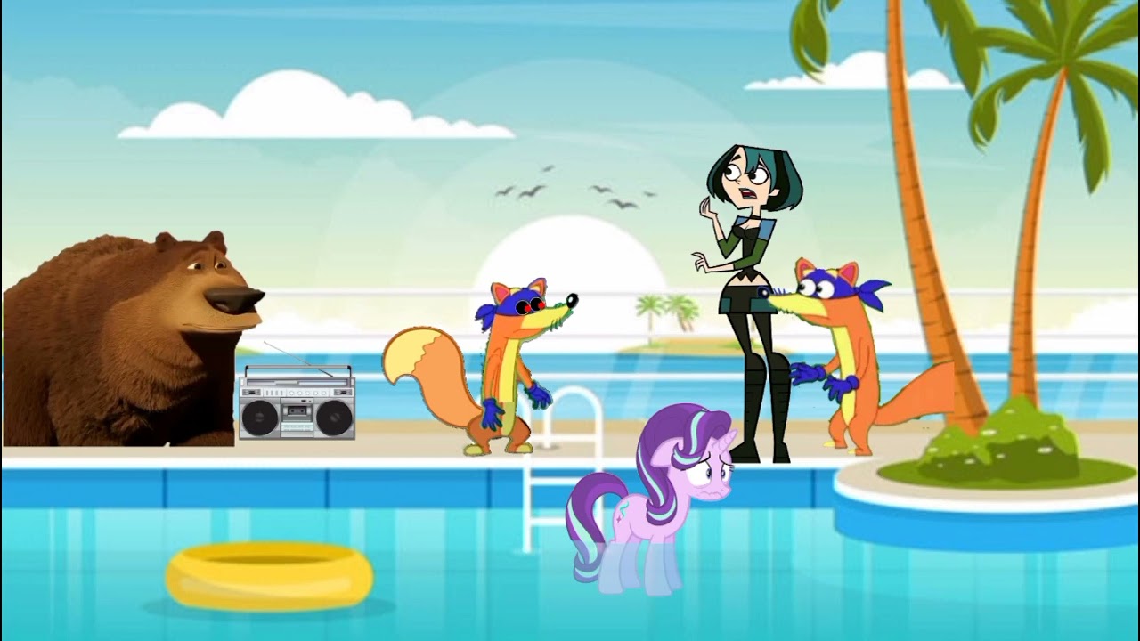 Boog Y Swiper.exe Tiran A Starlight Glimmer Ala Alberca Y Son Castigados