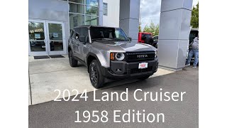2024 Land Cruiser 1958 Edition overview. See description for a link to the First Edition video.