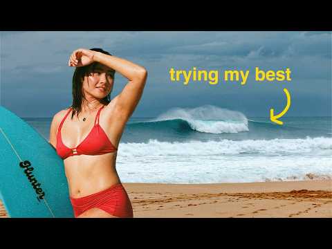 I try to surf on the north shore (EXPERTS ONLY)