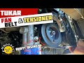 Cara tukar buka pasang fan belt proton bunyi nyaring bising tutorial diy