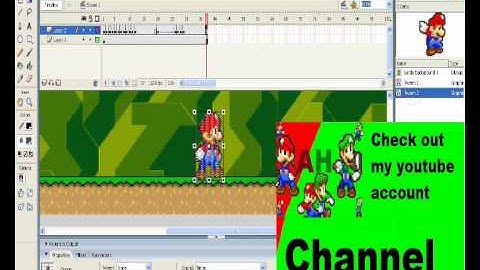 Macromedia Flash 8 Video Animate Mario