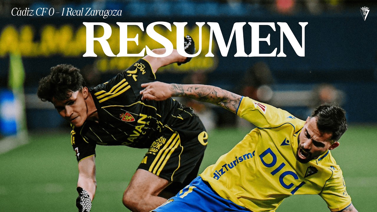 Resumen | Cádiz CF 0-1 Real Zaragoza | Laliga Hypermotion