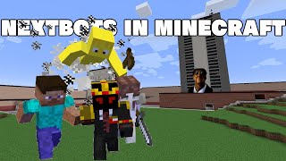 Surviving Nextbots In Minecraft! With Minecraft VC Mod!