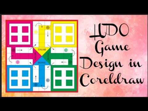 ludo game making in Corel draw #ludo #coreldraw #graphicdesign - YouTube