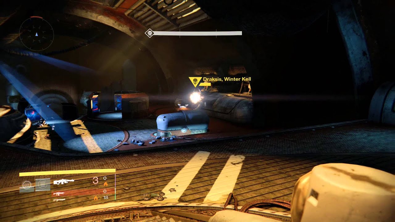 Destiny - Scourage of Winter: Draksis, The Winter Kell Bossfight & The Fallen (Solo Titan) Gameplay