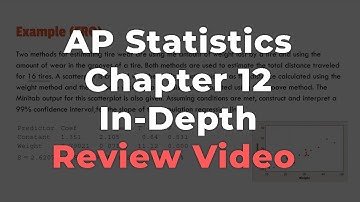 AP Statistics Ch 12 In-Depth Review