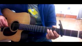 Video thumbnail of "[Kim BLue] I'd love you to want me - Lobo Guitar 연주설명"