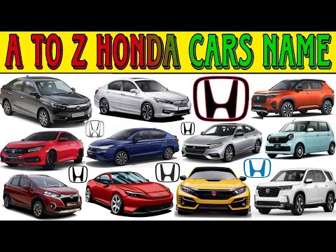 Types Of Honda Vehicles With Pictures