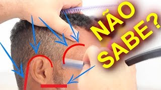 COMO FAZER O PEZINHO OU OS CANTOS DO CABELO COM O NAVALHETE/VIDEO NOVO!!!