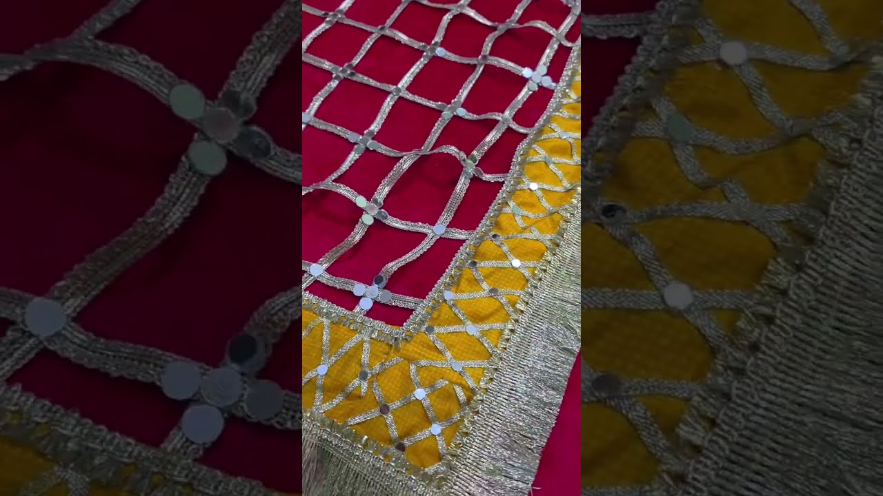 Trending jaal dupatta making full tutorial #shorts 
