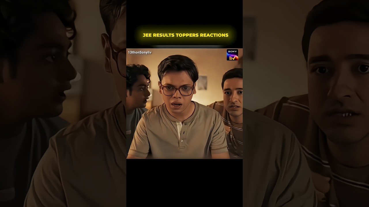 Jee result reaction 