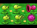 Plants vs Zombies Free | PVZ | Mutant Peashooter Team ( pvz Epic Mod 2022 ) Flower Pot on Roof