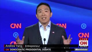 Andrew Yang At The Second Democratic Debate