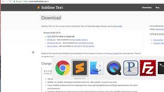 sublime with sftp package