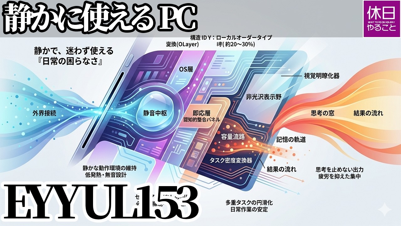 EYY UL153｜“静かで迷わず使える”日常作業ノートPC - YouTube
