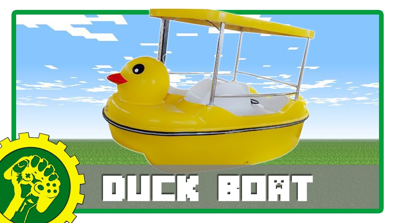 Minecraft Tutorial Membuat Perahu Bebek Duck Boat YouTube