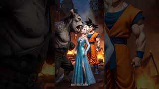Goku &amp; Elsa vs Nightmare Monsters