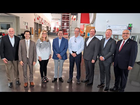 North Texas Commission visits Arlington ISD Career and Technical Center