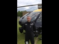 Inspector nick whyte demonstrates air craft technology