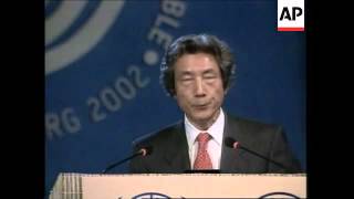 Japanese PM's address to the Earth Summit