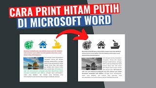 How to Print Black and White in Microsoft Word