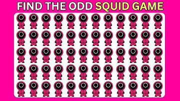 Find the ODD One Out - Squid Game  2 || Easy, Medium, Hard, Pro - 30 Levels#challenge #squidgame#pro