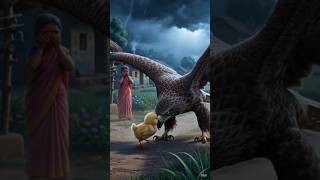 जब खतरनाक चील ने छोटे चूजे पर हमला किया,..#shorts #shortvideo #cartoon #love #viral #trending