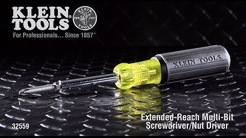 Extended-Reach Multi-Bit Screwdriver/Nut Driver