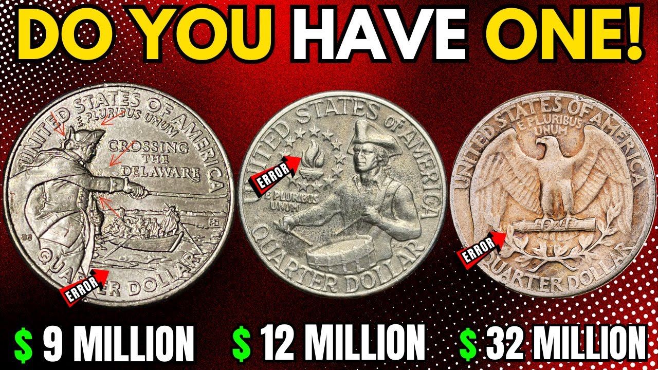 Top 7 Super Rare Quarter Dollar Coins in Circulation Worth Big Money!