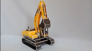 Excavator EX450H Construction Machine DIY 3d Puzzle 36 Pieces | Assembling Process ASMR | DIY Toy screenshot 5