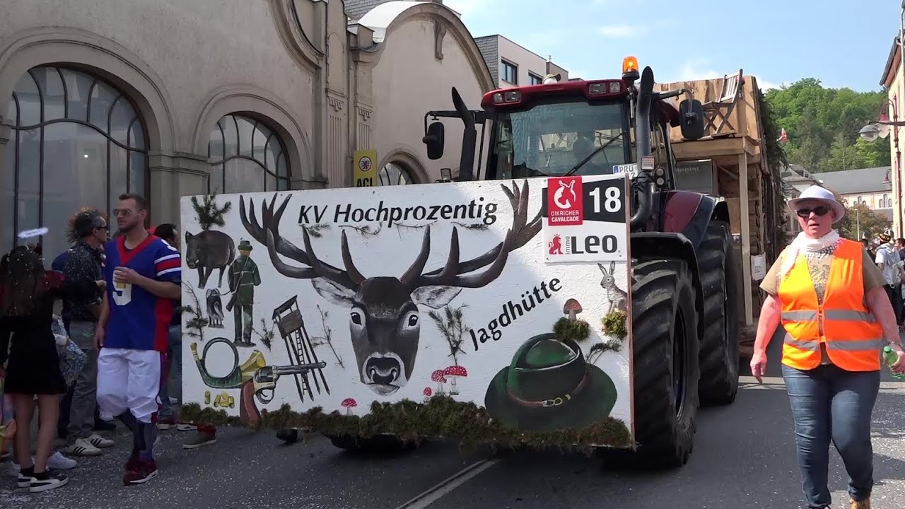 Die Diekircher Kavalkade am 08.05.2022 Karneval in Diekirch